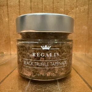 Regalia Williams Sonoma, new black truffle sauce tapenade.